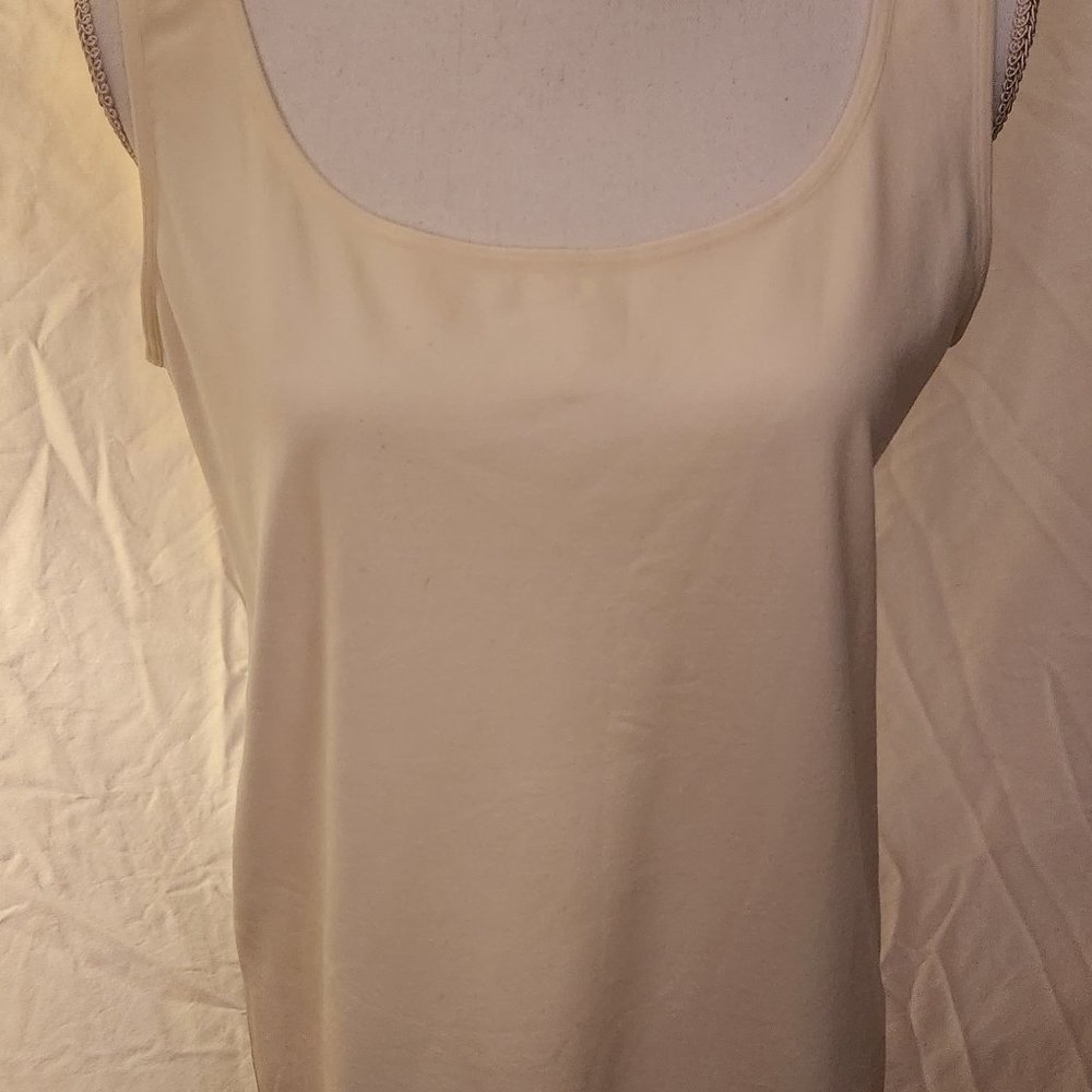 Talbots NWOT creamy soft tank sweater, size 1X